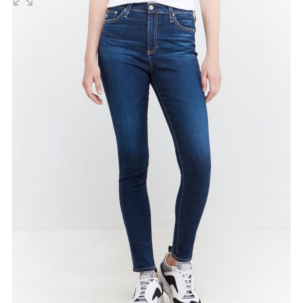 Ag mila super high rise skinny 25